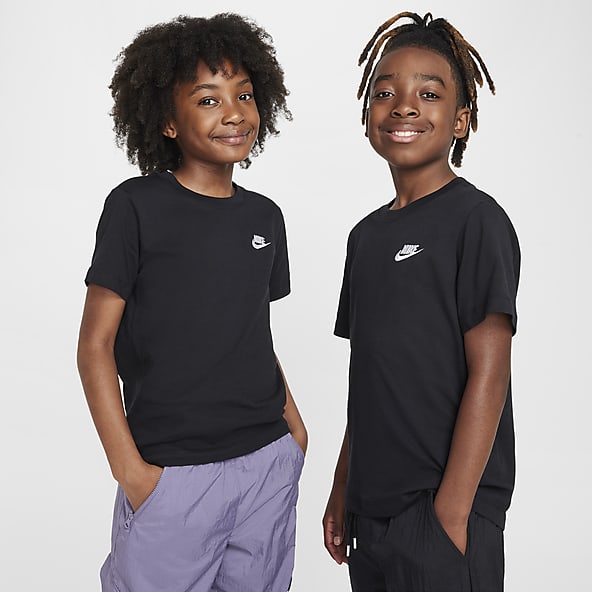 Girls Black Tops T Shirts. Nike